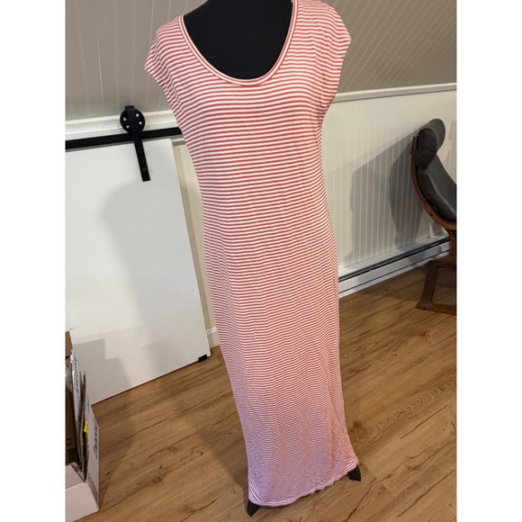 Lou & Grey Dresses & Skirts - Lou & Grey Womens Red White Striped Maxi Dress Size M Soft Coastal Summer